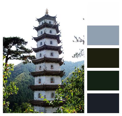 Pagoda The Scenery Tower Image